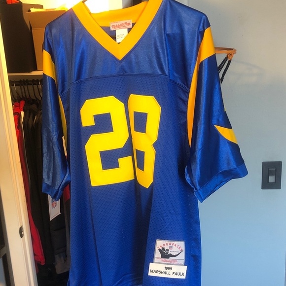 Mitchell & Ness Other - Throwback Marshall Faulk St.Louis Rams Mitchell & Ness Jersey size XL